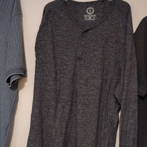 Gray Heathered Long Sleeve Tee